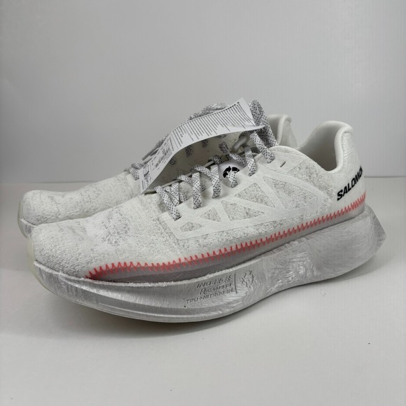 Salomon INDEX.03 Men's 12 Women's 13 White/Black Road Running Shoes 473772